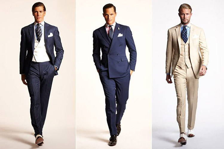 Широкие брюки - нововведение в свадебной моде для мужчин